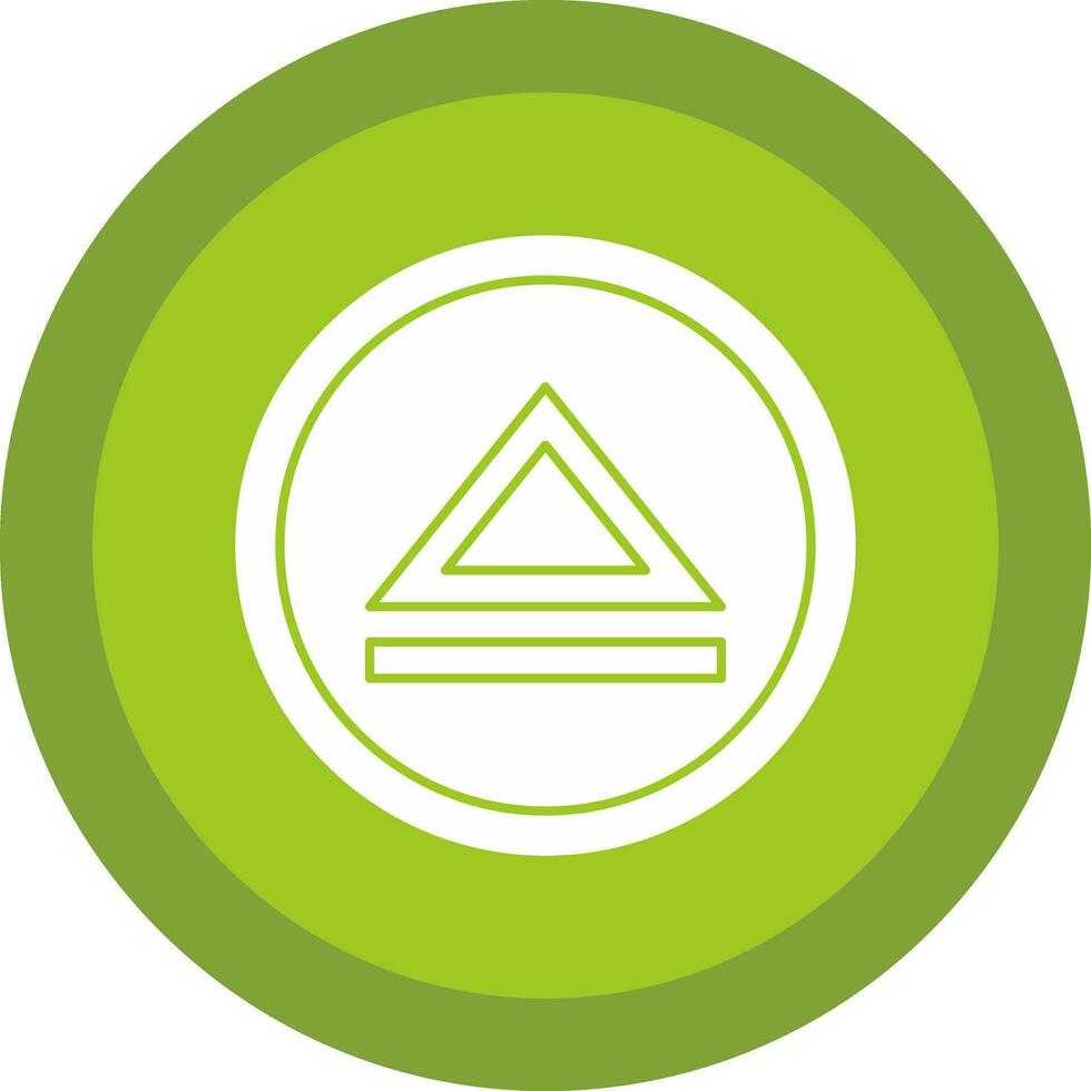 Eject Vector Icon Design