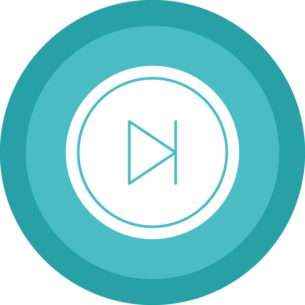 Skip Vector Icon Design