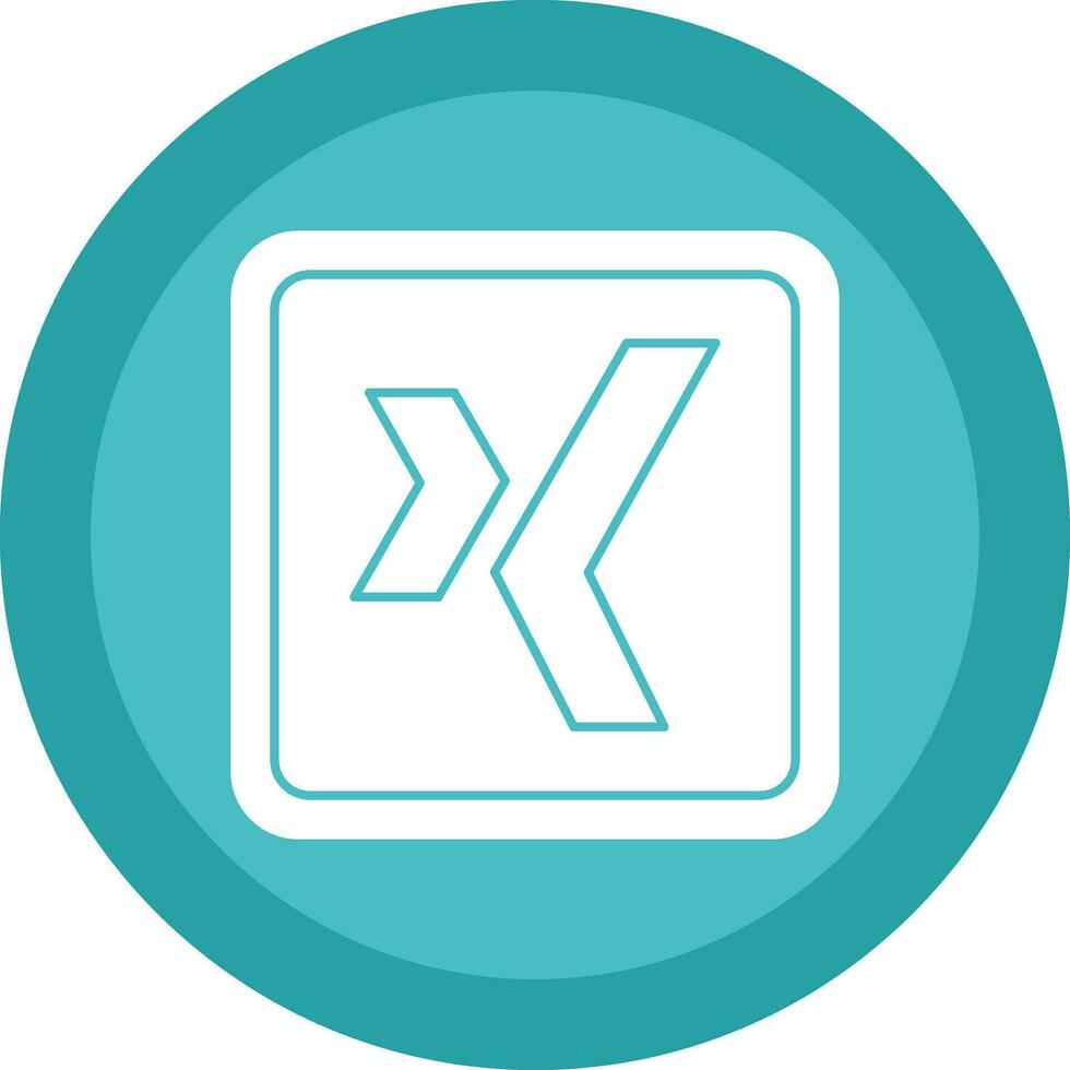 Xing Logo Vector Icon Design