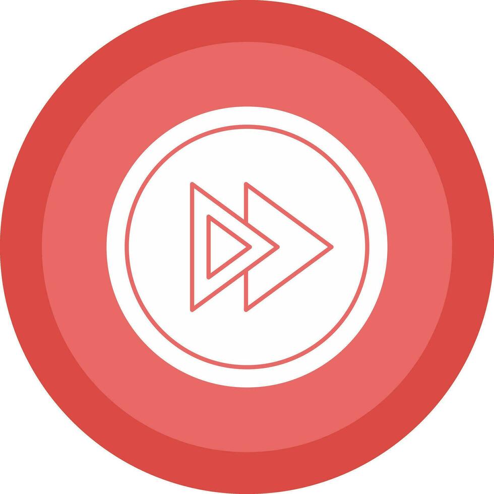 Fast Forward Vector Icon Design