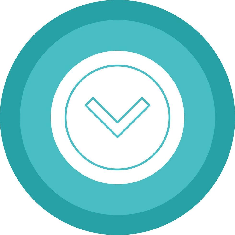 Chevron Arrow Down Vector Icon Design