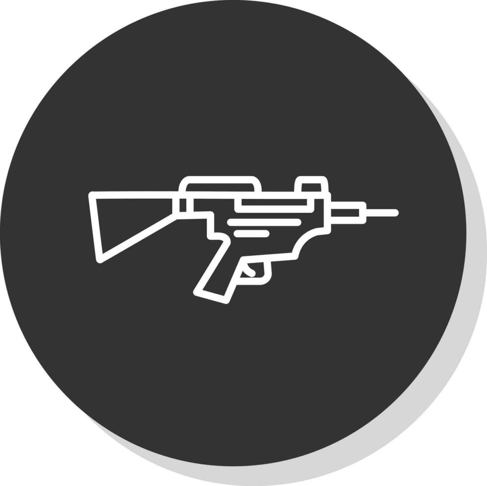 diseño de icono de vector de pistola