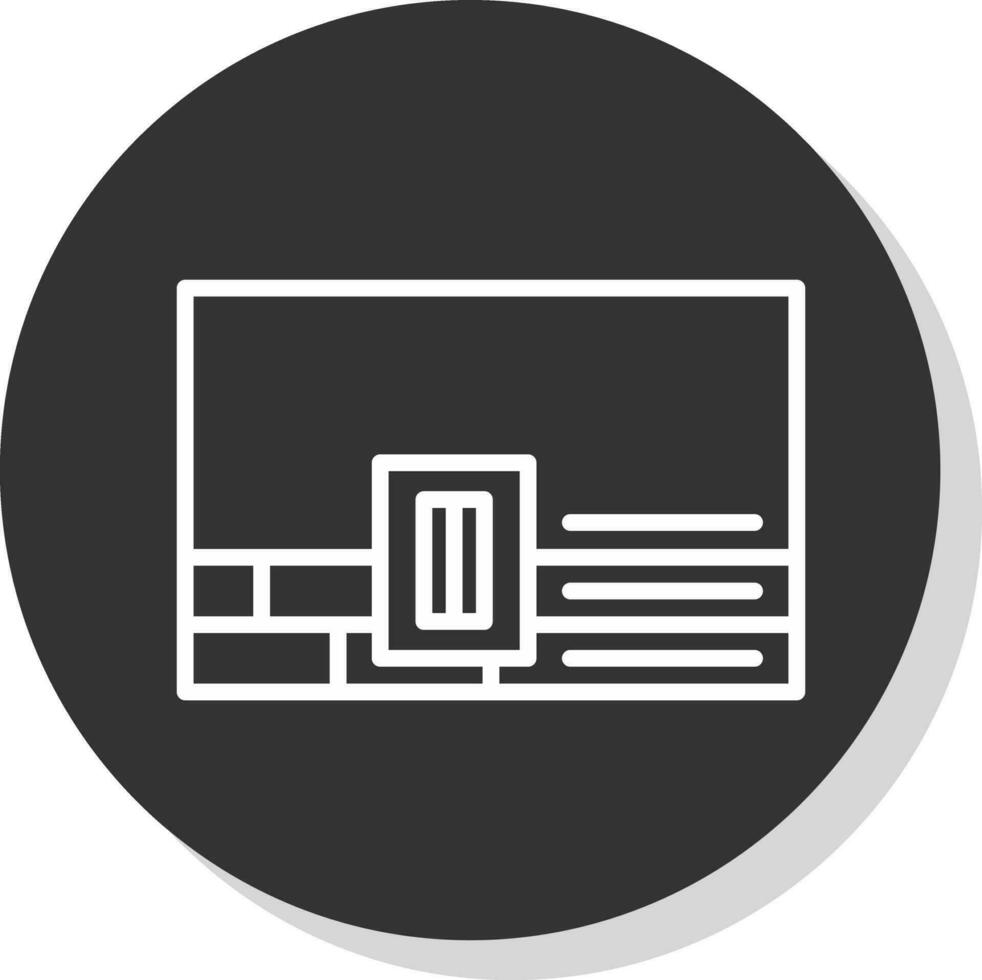 Wall Plastering Vector Icon Design