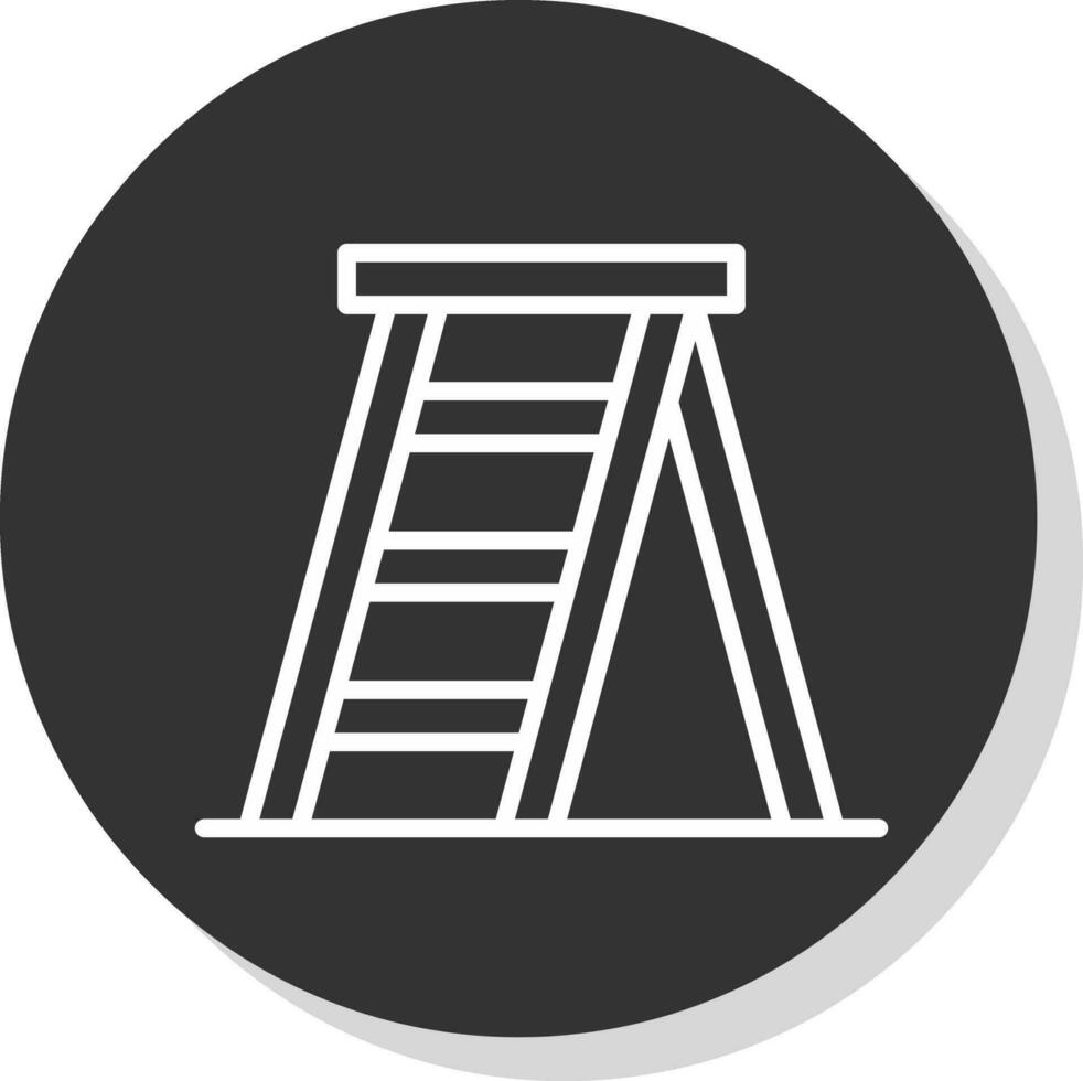 diseño de icono de vector de escalera