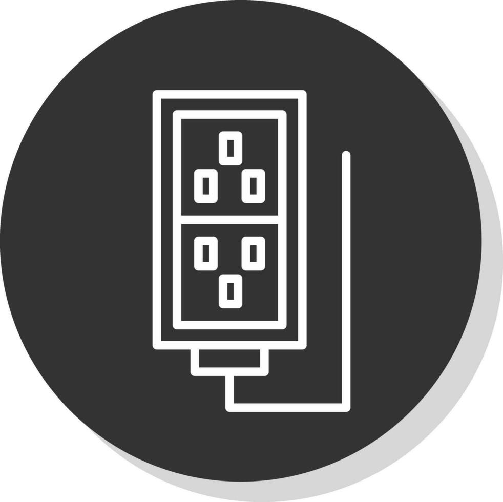 Extention Cable Vector Icon Design