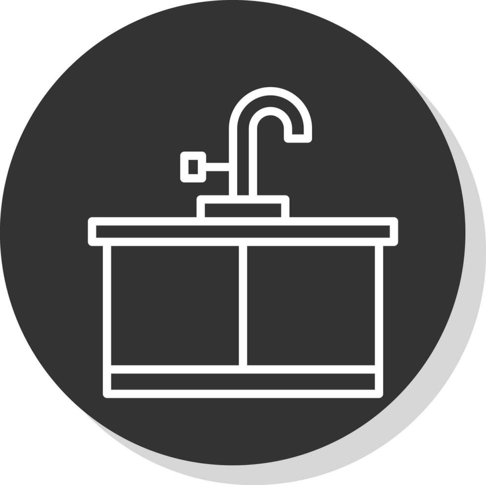 Kitchen Sink Vector Icon Design