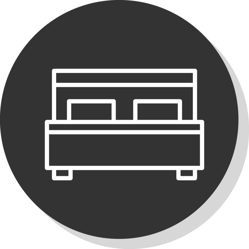 Bed Vector Icon Design