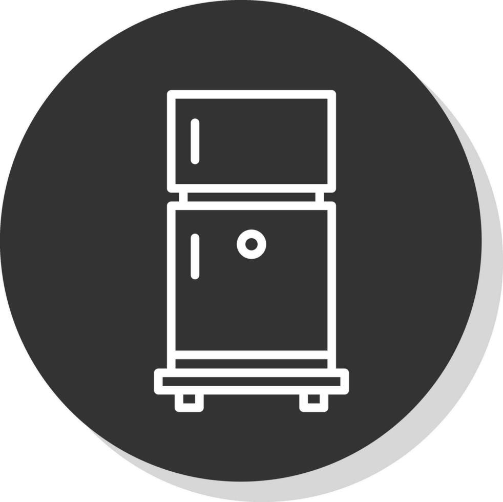 Fridge Vector Icon Design