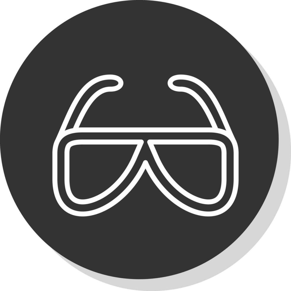 Safety glasses Vector Icon Design