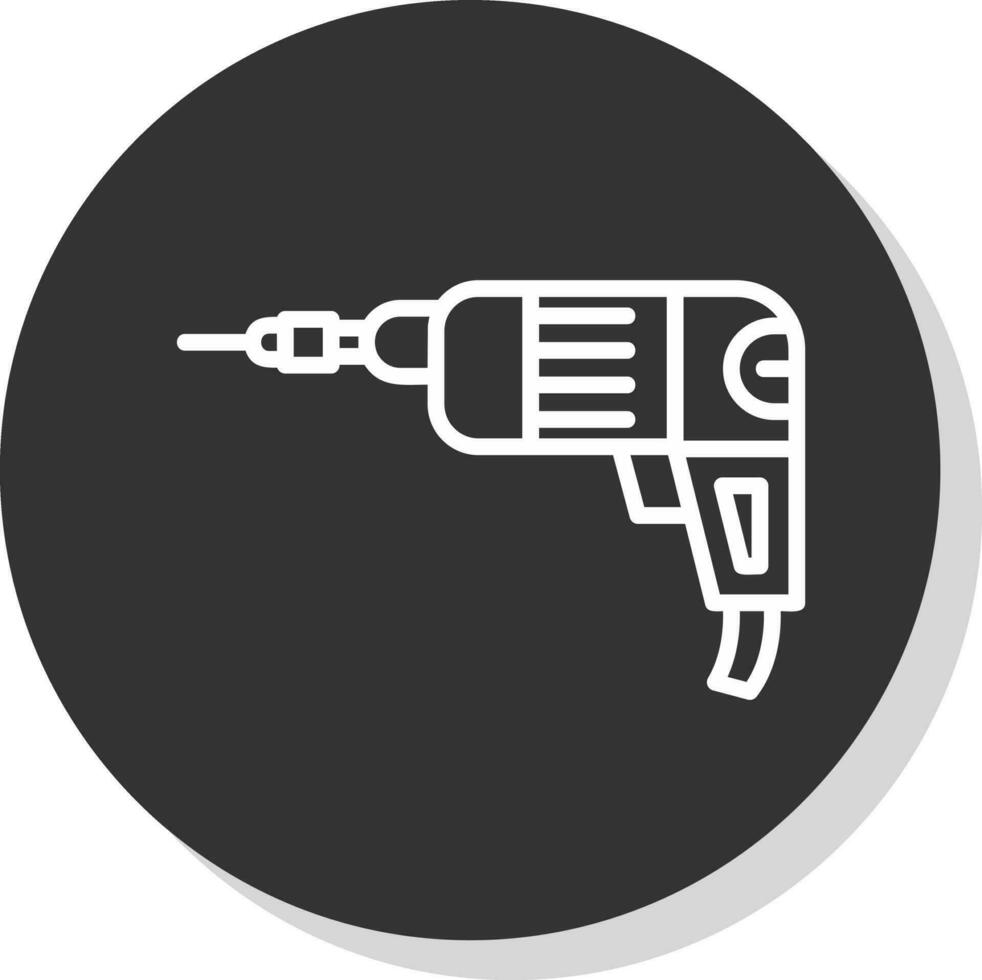 Hand drill Vector Icon Design