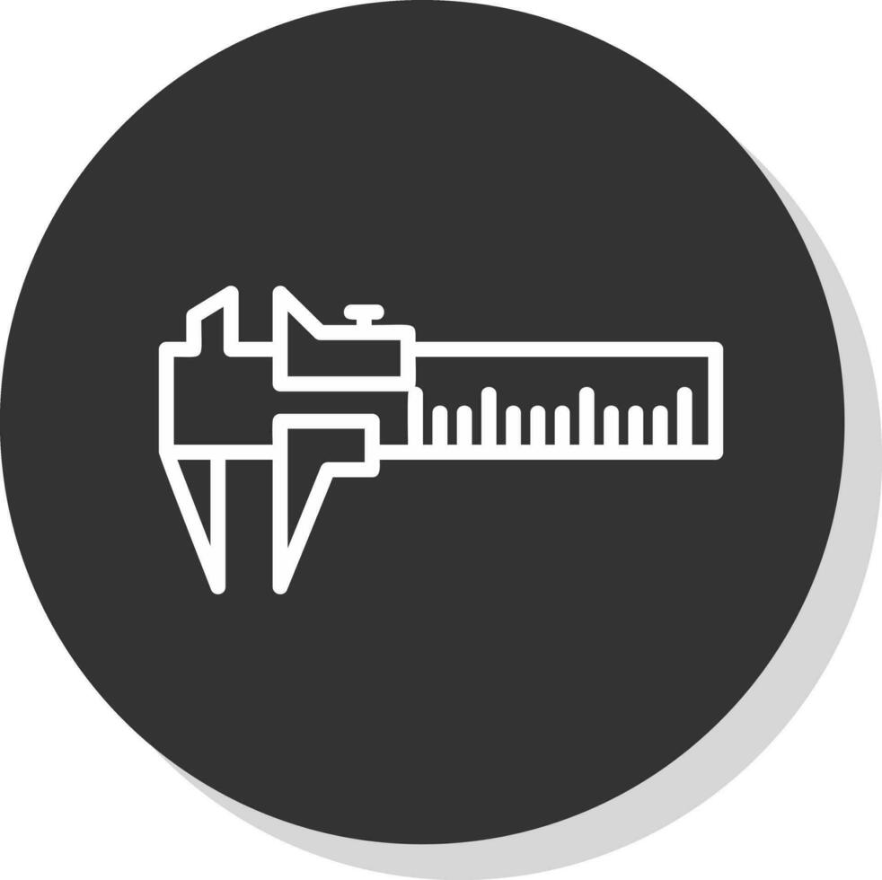 Caliper Vector Icon Design