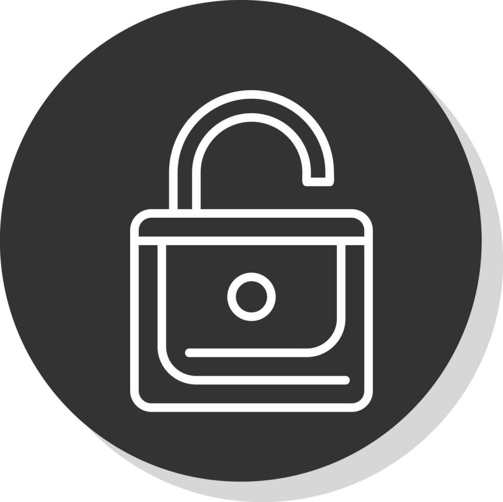 Unlocked Vector Icon Design