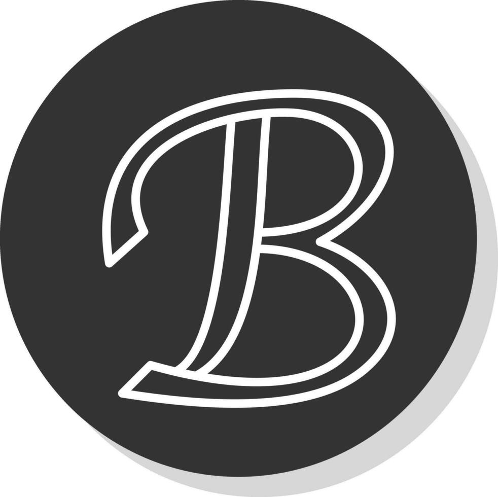 Letter B Vector Icon Design