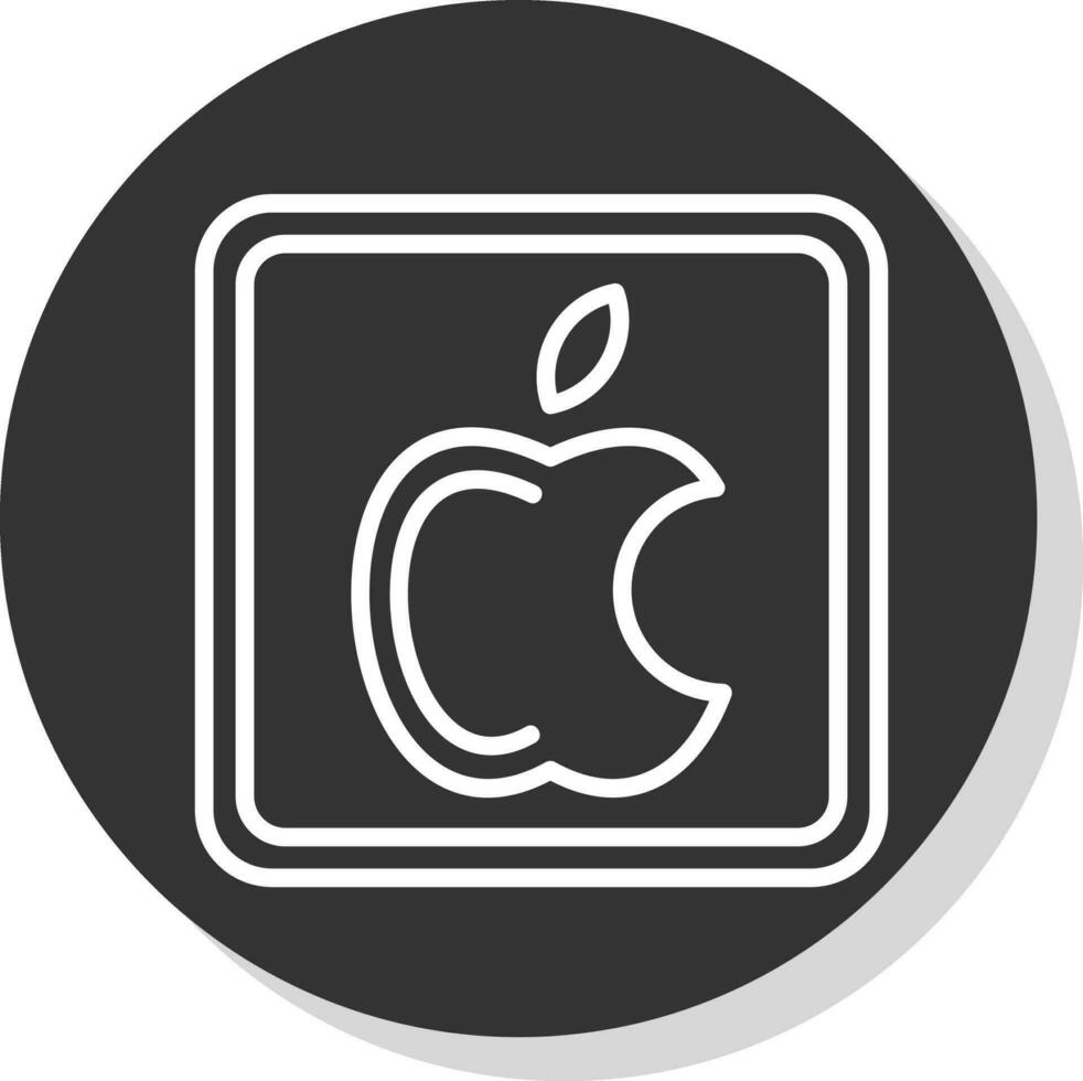 manzana logo vector icono diseño