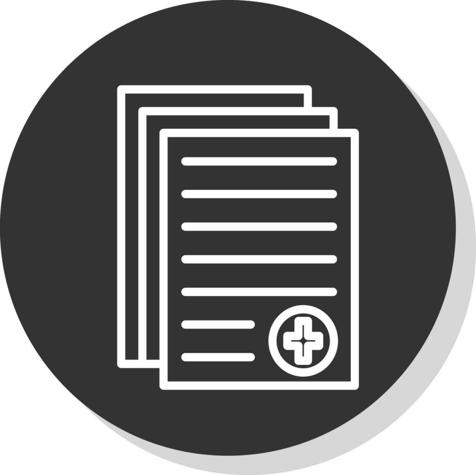 Medical report Vector Icon Design