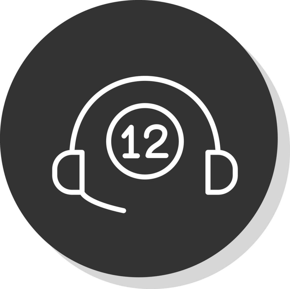 Helpline Vector Icon Design