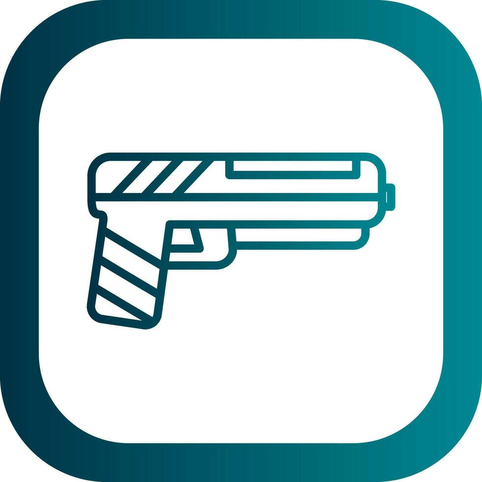 Pistol Vector Icon Design