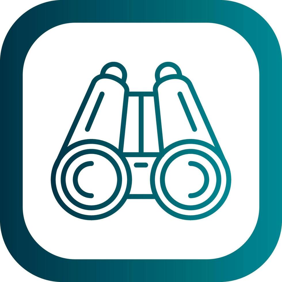 Binoculars Vector Icon Design