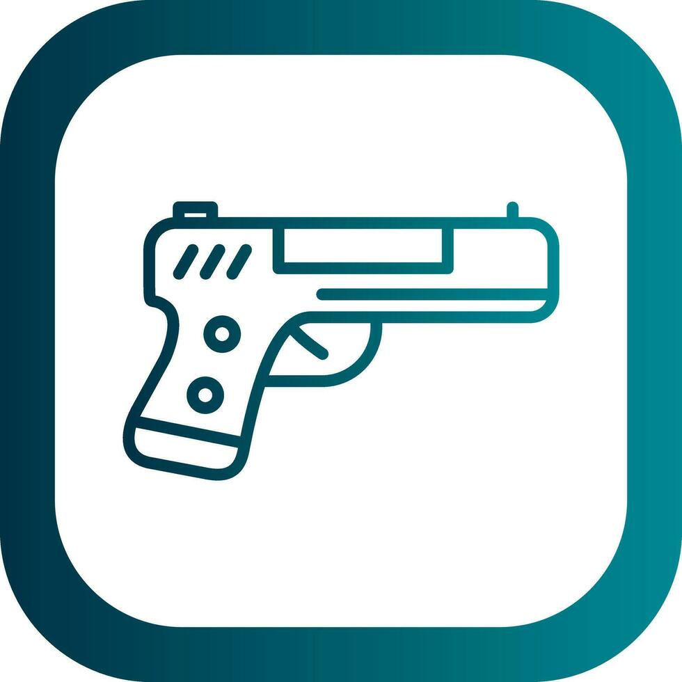 pistola vector icono diseño