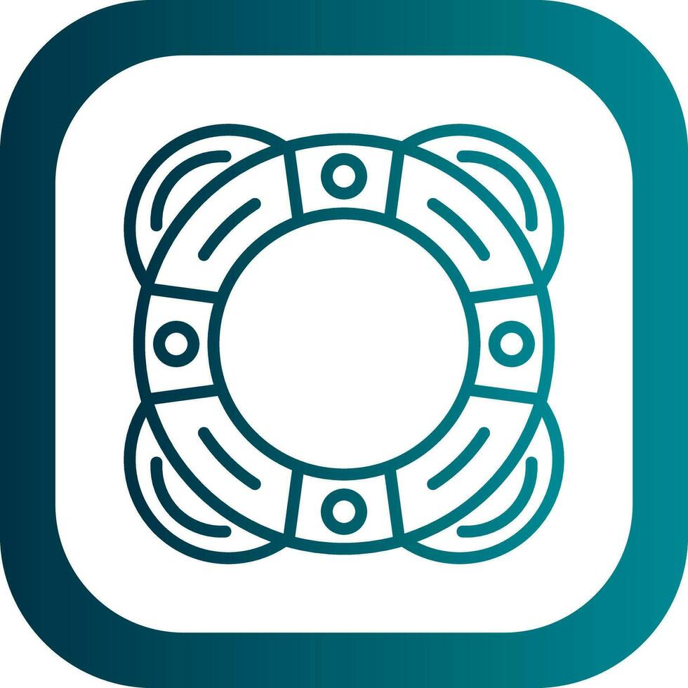Lifesaver Vector Icon Design