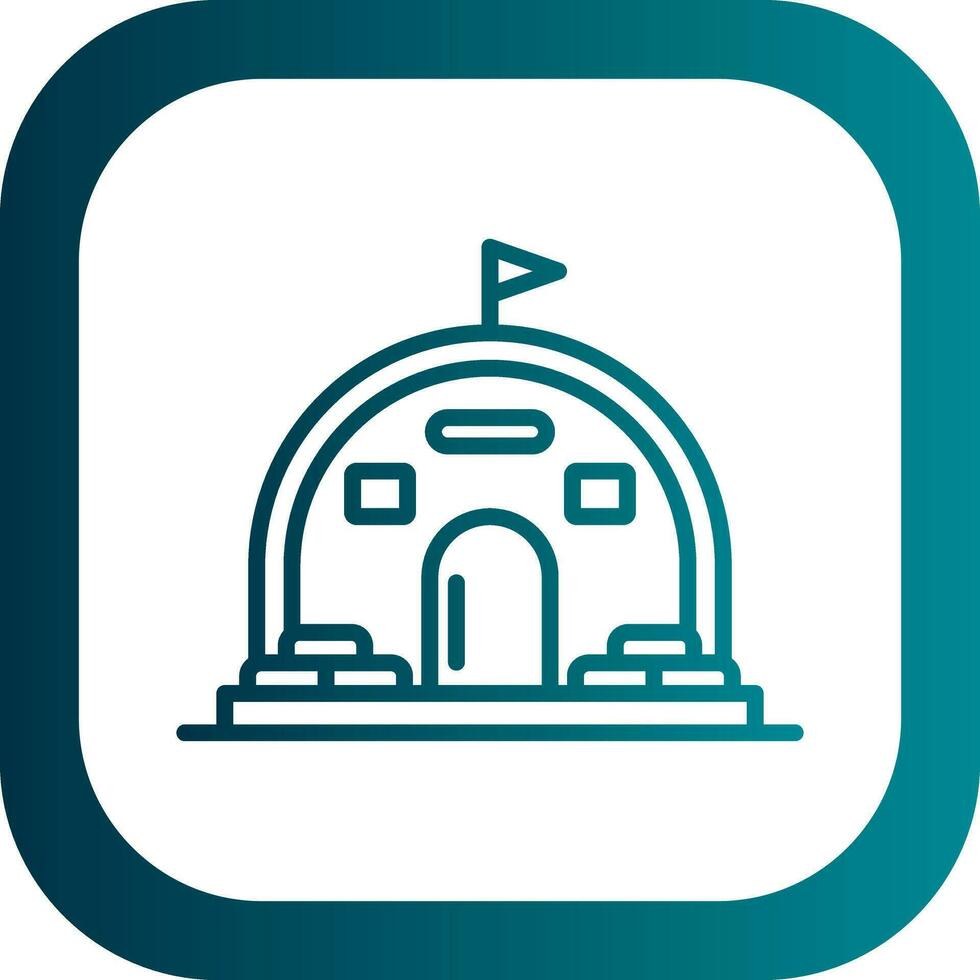 Bunker Vector Icon Design