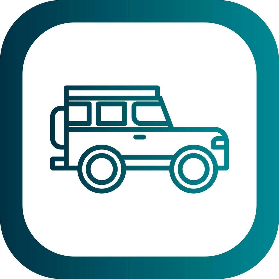 Jeep Vector Icon Design
