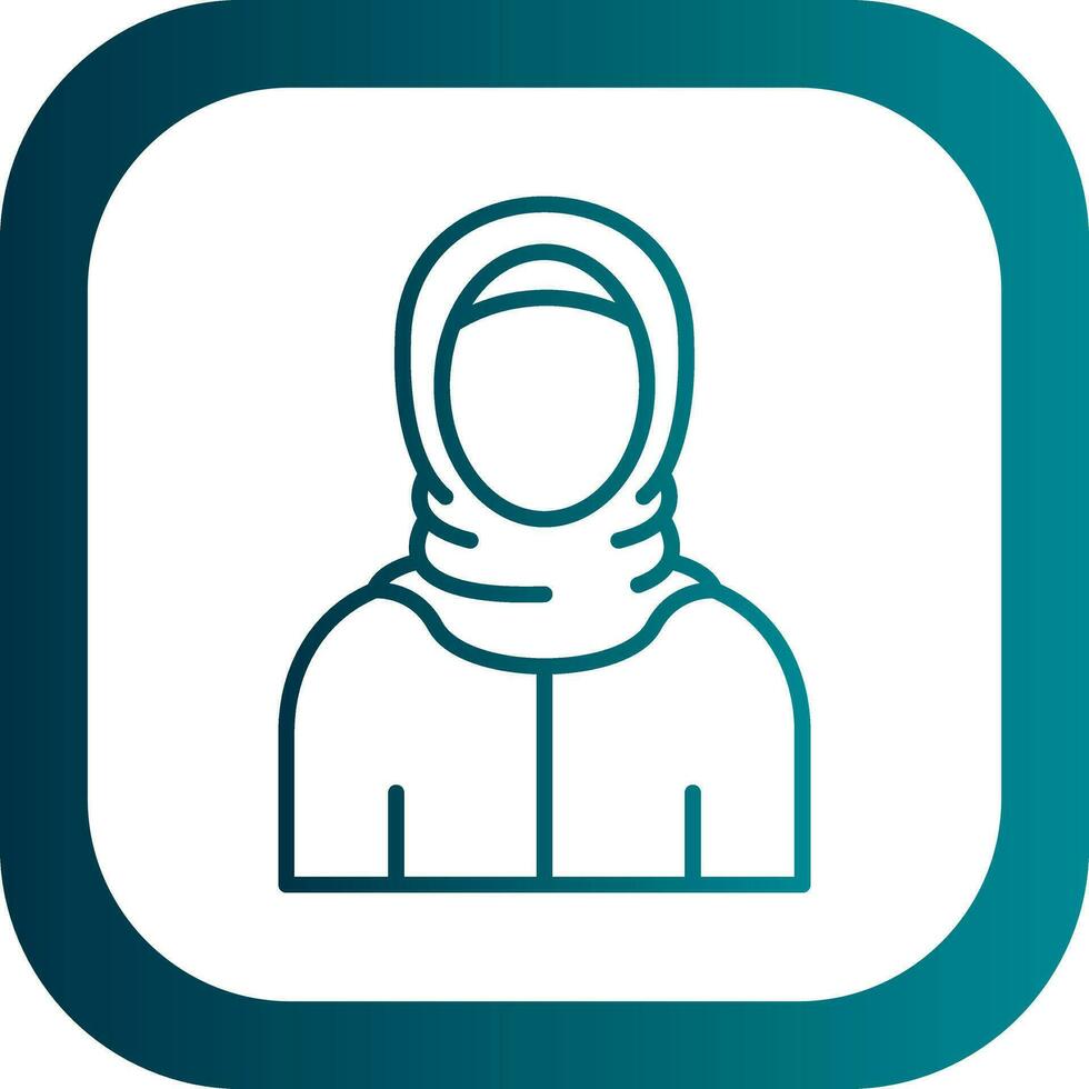 Arab woman Vector Icon Design