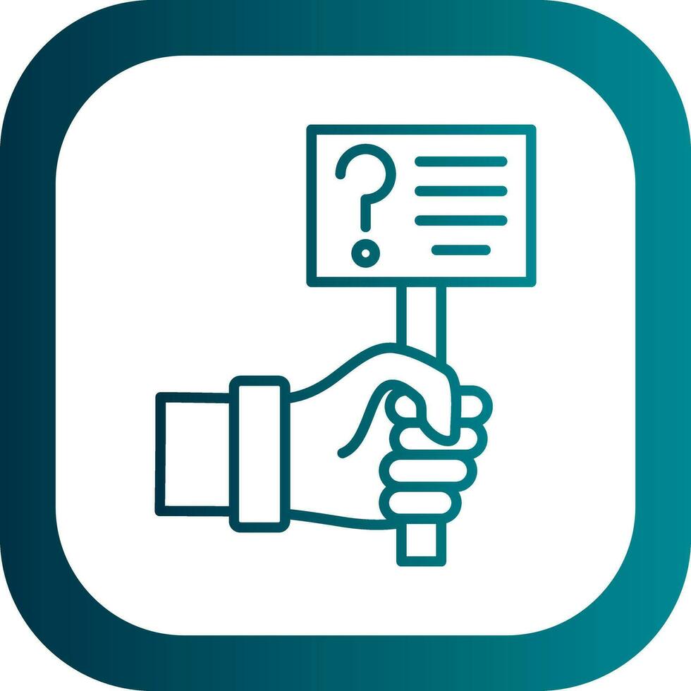 Protest Vector Icon Design
