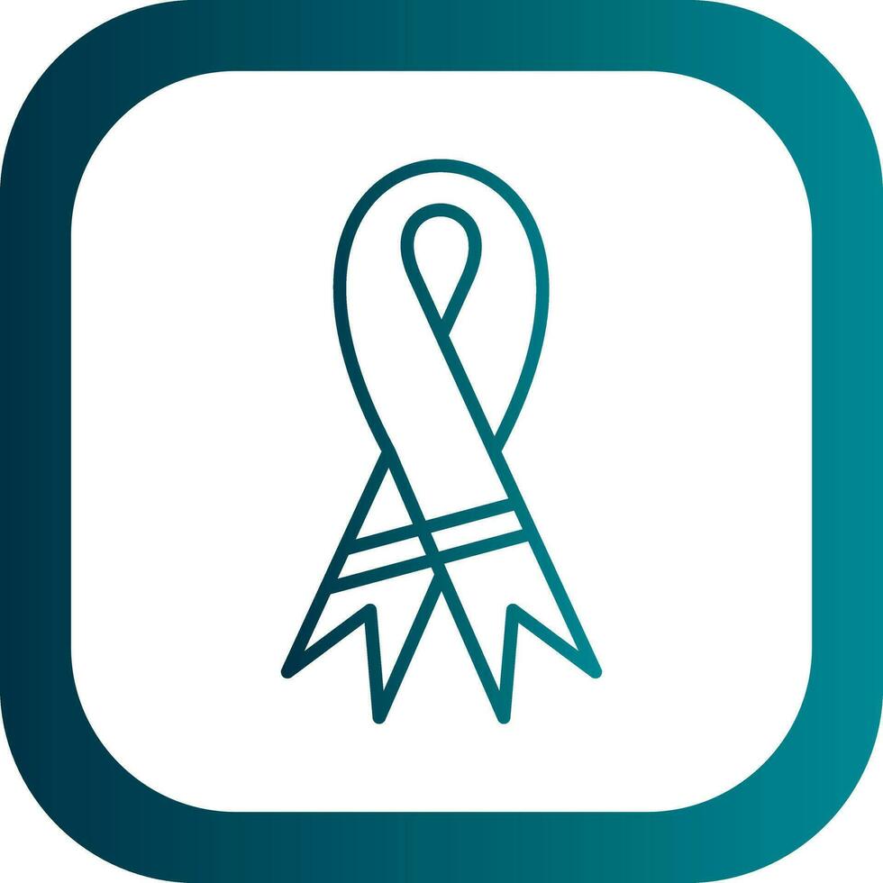 Purple ribbon Vector Icon Design