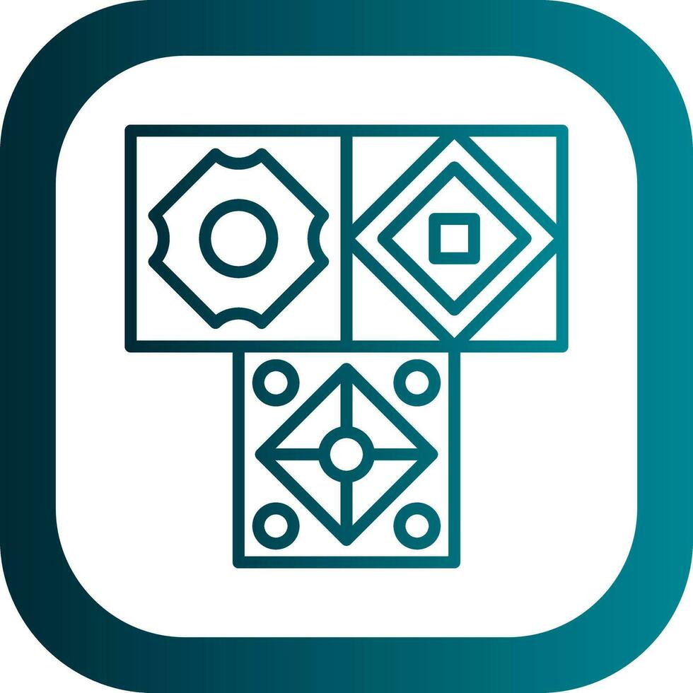 Multi Tiles Vector Icon Design