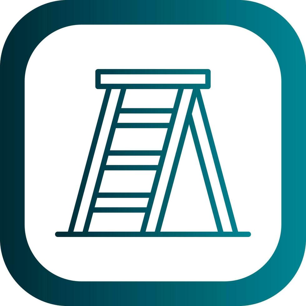 diseño de icono de vector de escalera