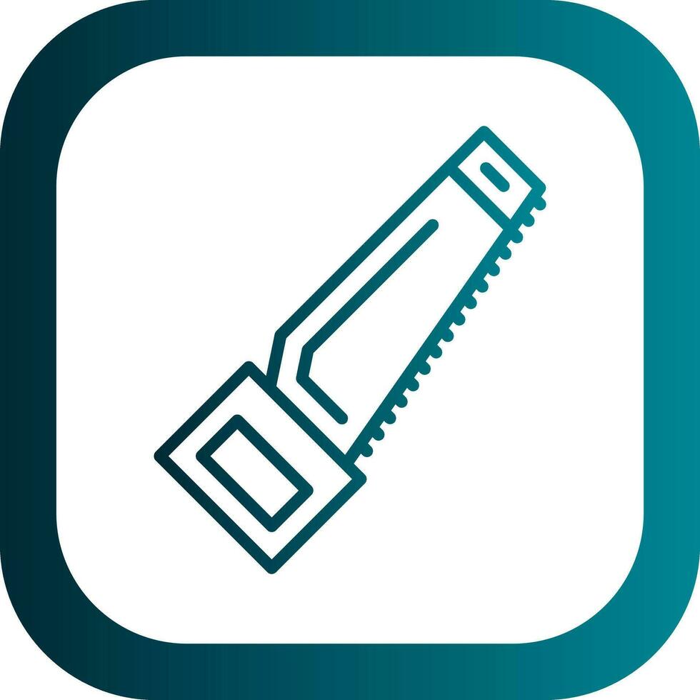 Hand Saw Vector Icon Design
