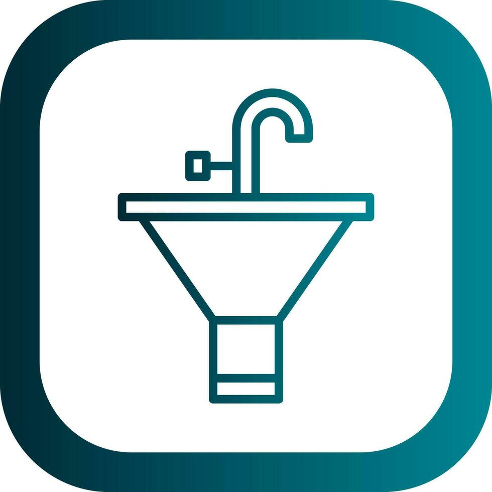 Bathroom Sink Vector Icon Design