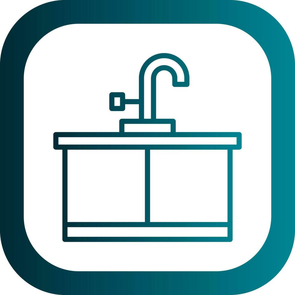 Kitchen Sink Vector Icon Design