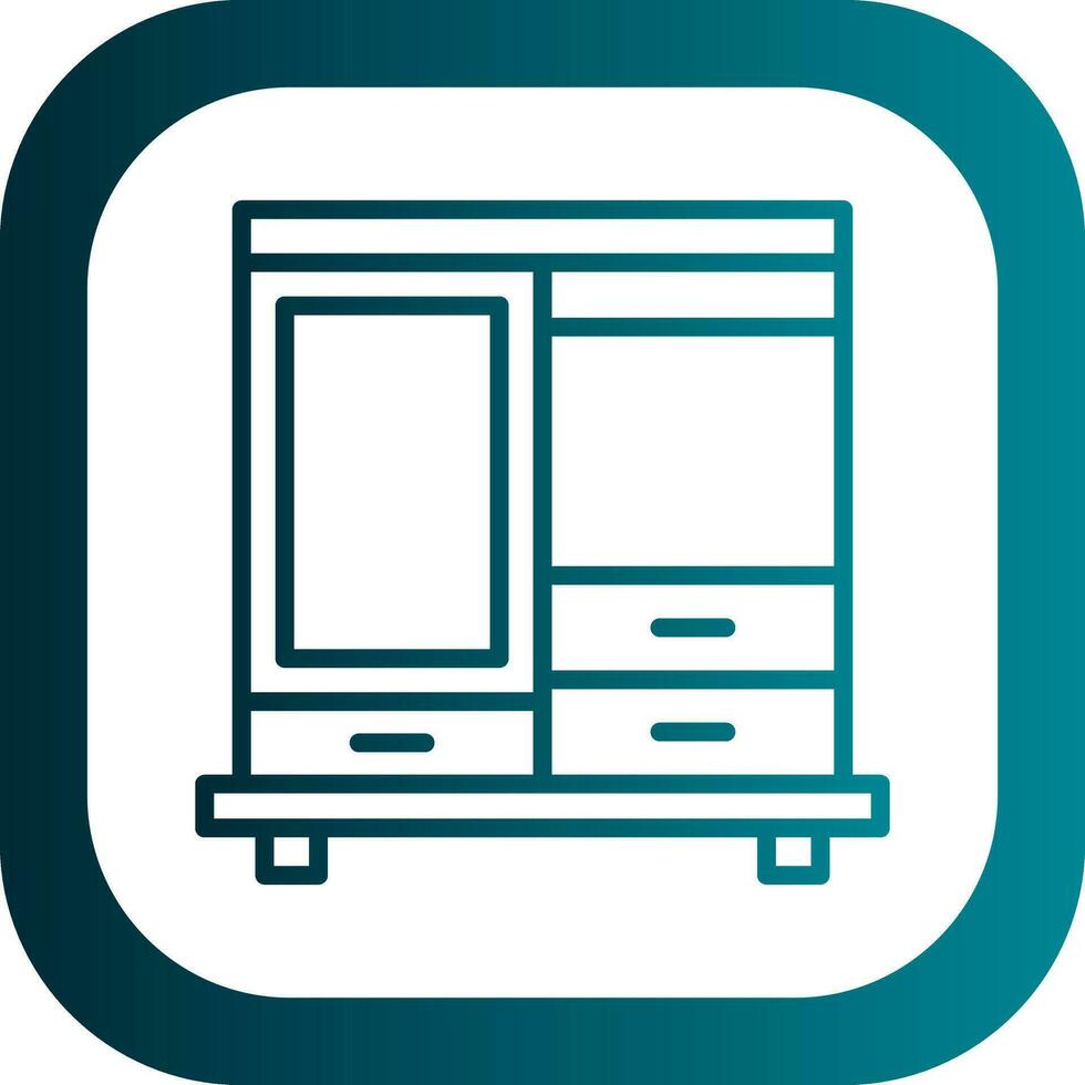 Wardrobe Vector Icon Design