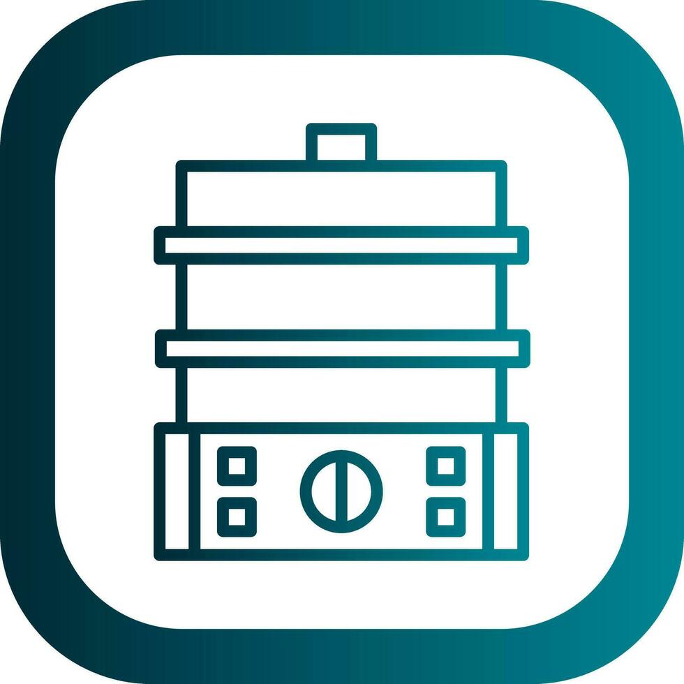 Food Steamer Vector Icon Design