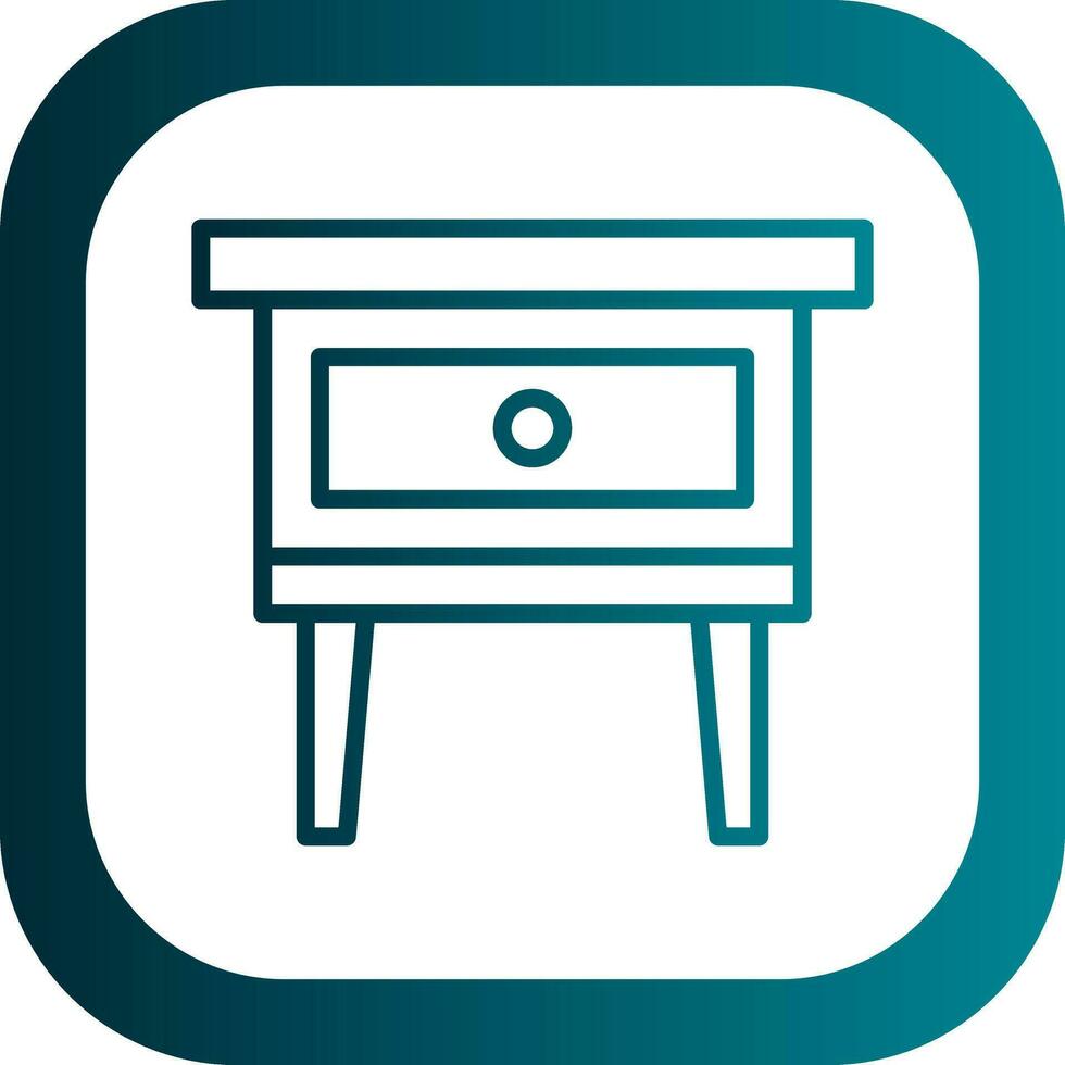 Night Stand Vector Icon Design