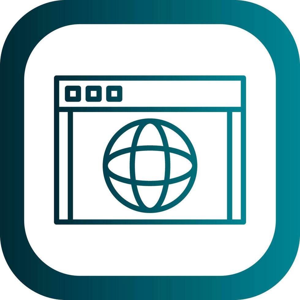 Web site Vector Icon Design