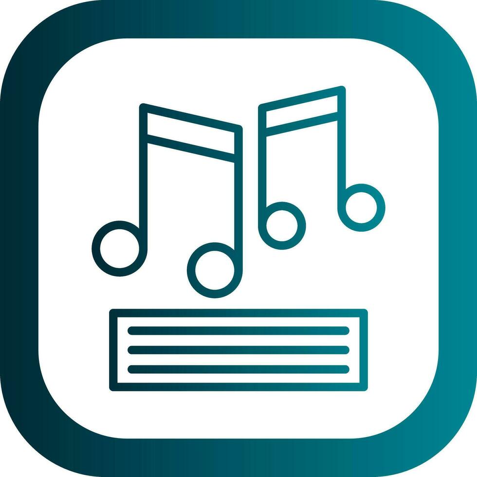 Music note Vector Icon Design