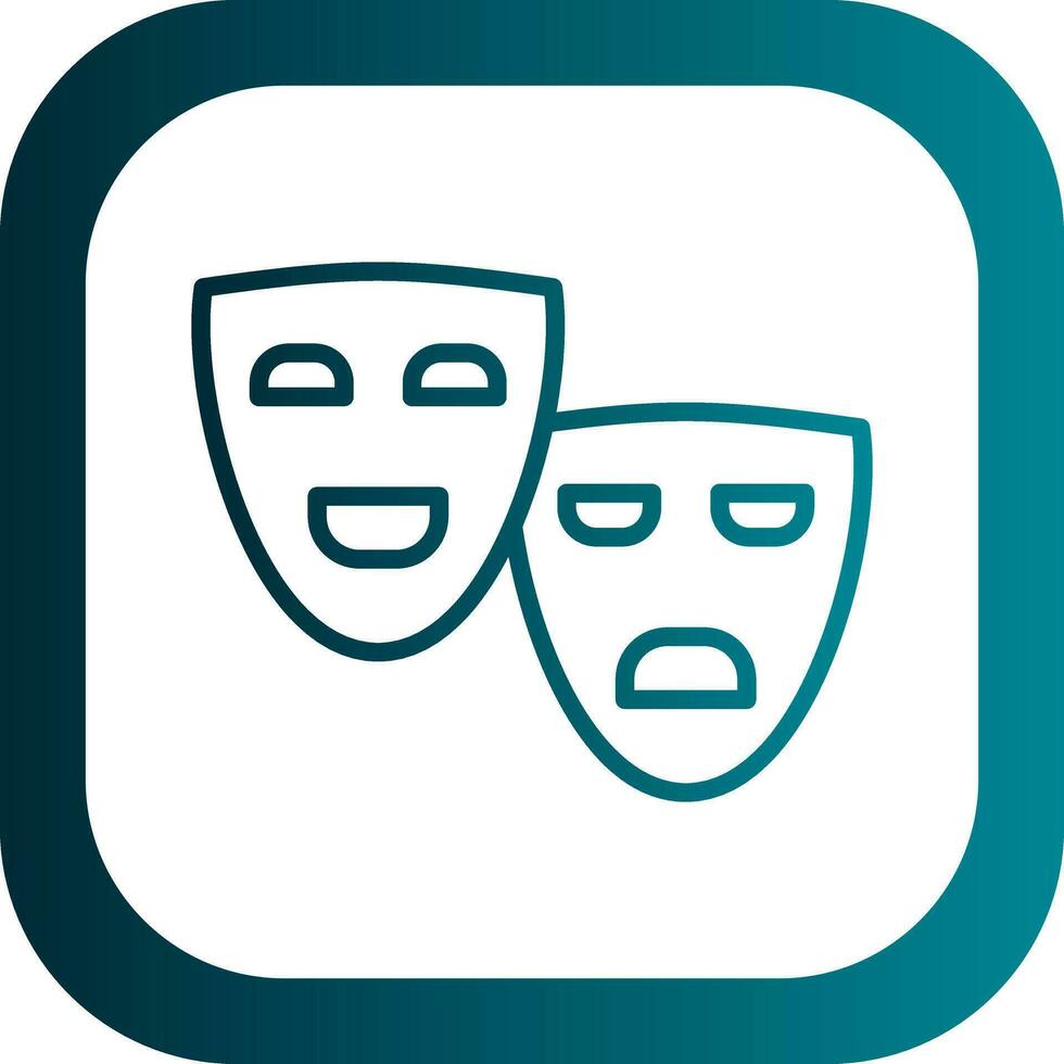 Mask Vector Icon Design