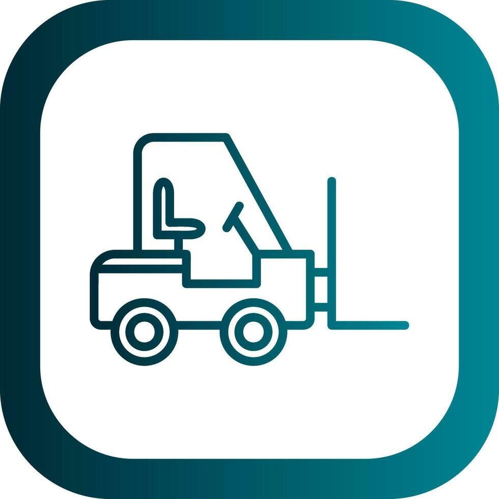 Forklift Vector Icon Design