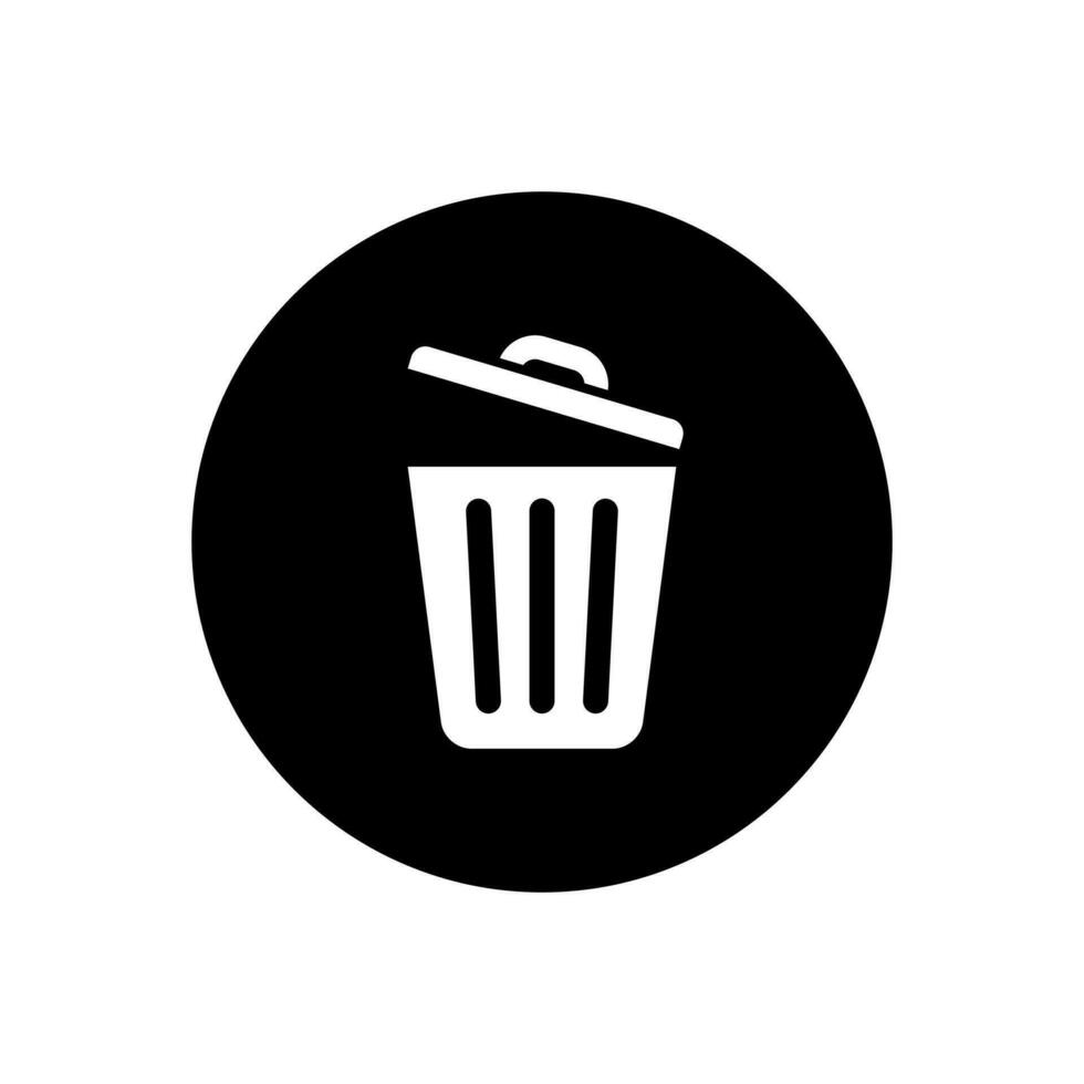 Open recycle bin, trash can icon vector isolated on white background 26019612 Vector Art at Vecteezy