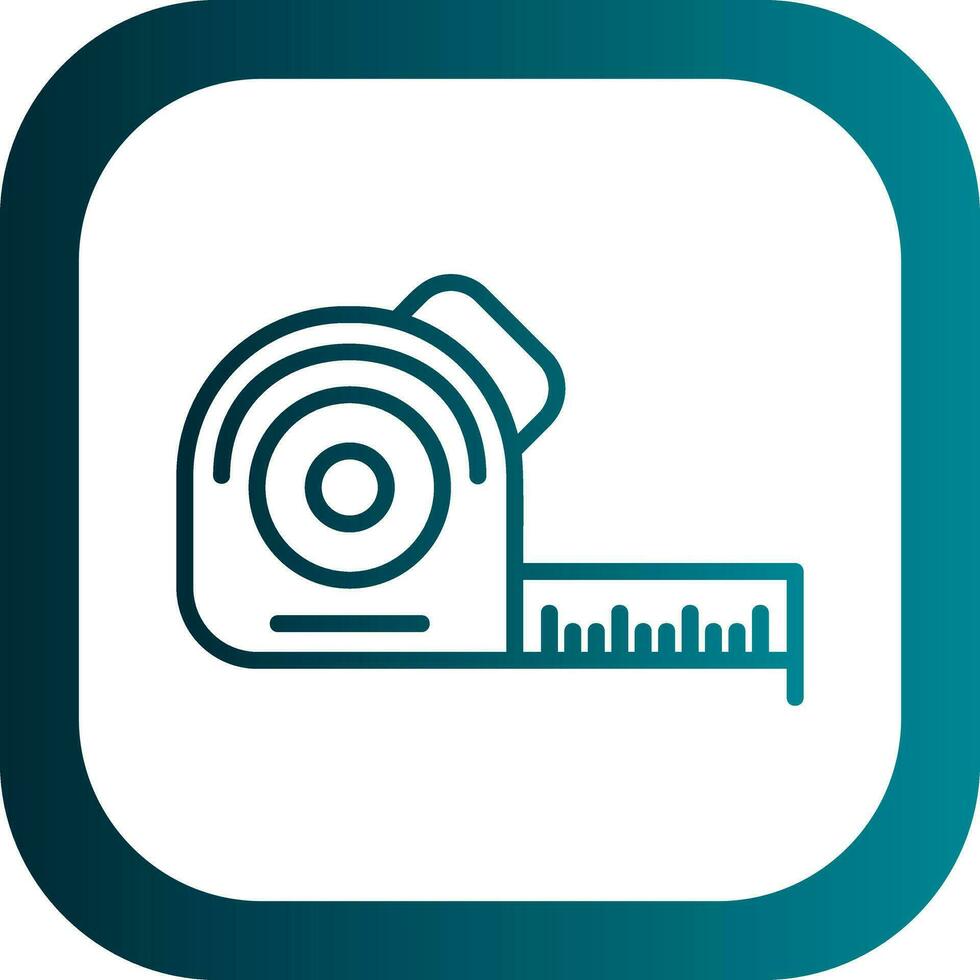 Measuring tape Vector Icon Design