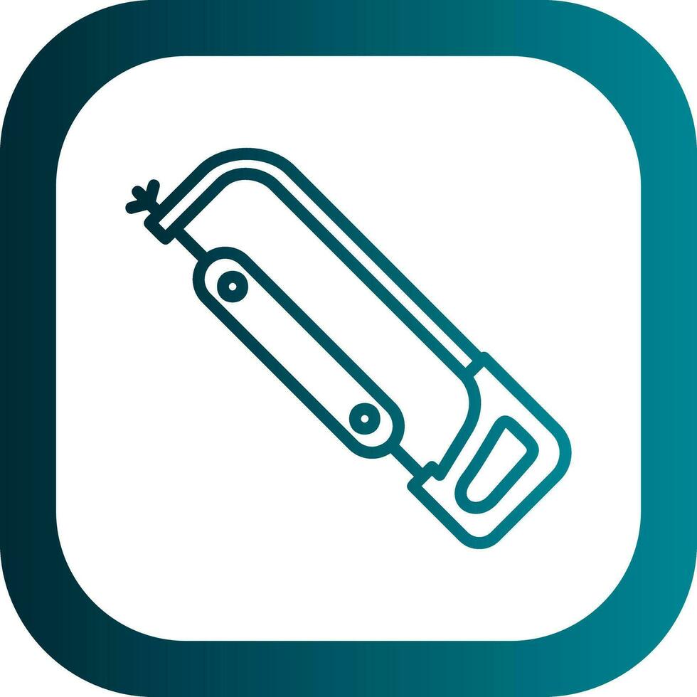 Hacksaw Vector Icon Design