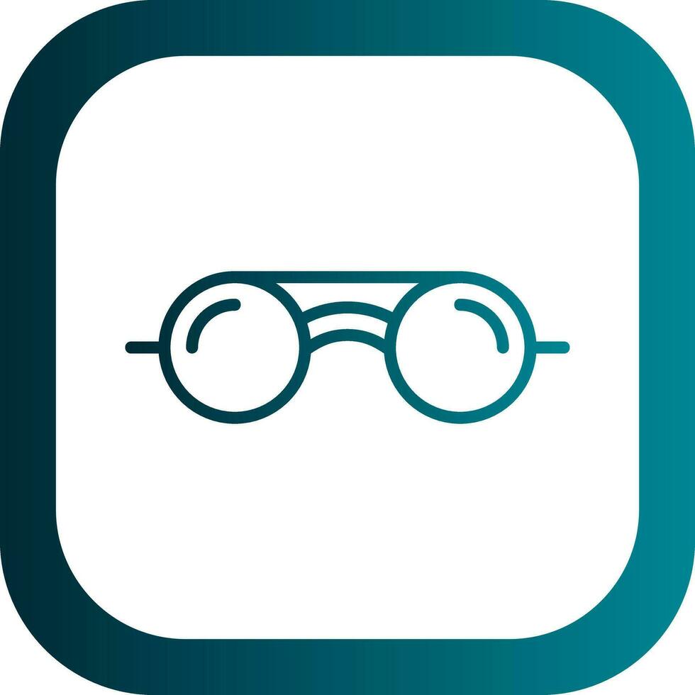 Eyeglasses Vector Icon Design