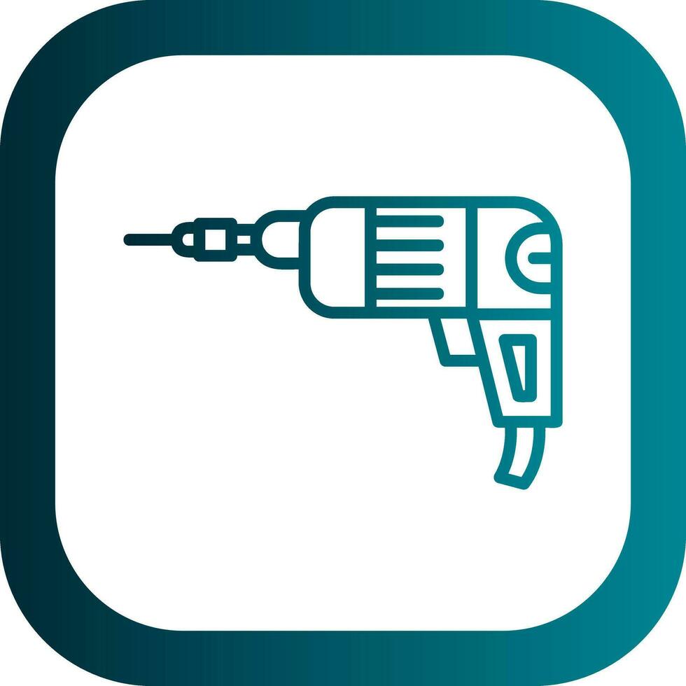 Hand drill Vector Icon Design