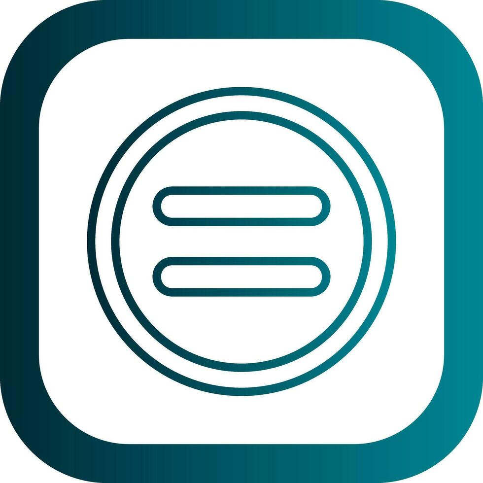 Equal Vector Icon Design