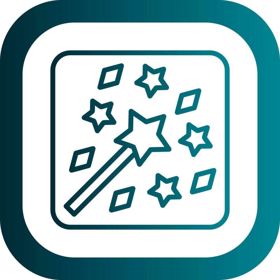 Magic Wand Vector Icon Design