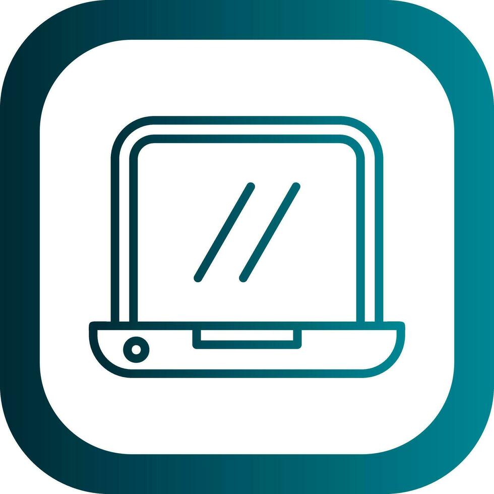 Laptop Vector Icon Design