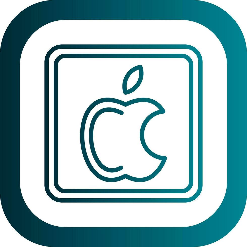 Apple Logo Vector Icon Design